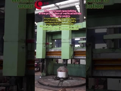 Wir sind seit vielen Jahren auf die Herstellung von Vertikaldrehmaschinen spezialisiert.